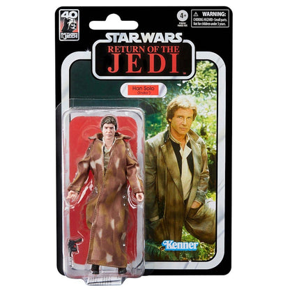 Hasbro Star Wars The Black Series ROTJ 40th Anniversary Han Solo (Endor) Action Figure