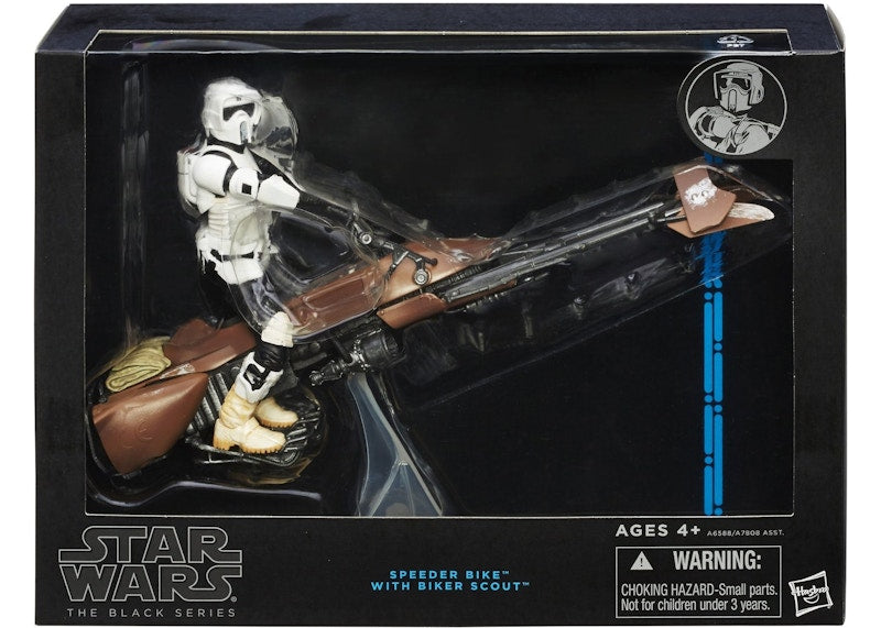 Hasbro Star Wars The Black Series Speeder Bike with Biker Scout Action Figure