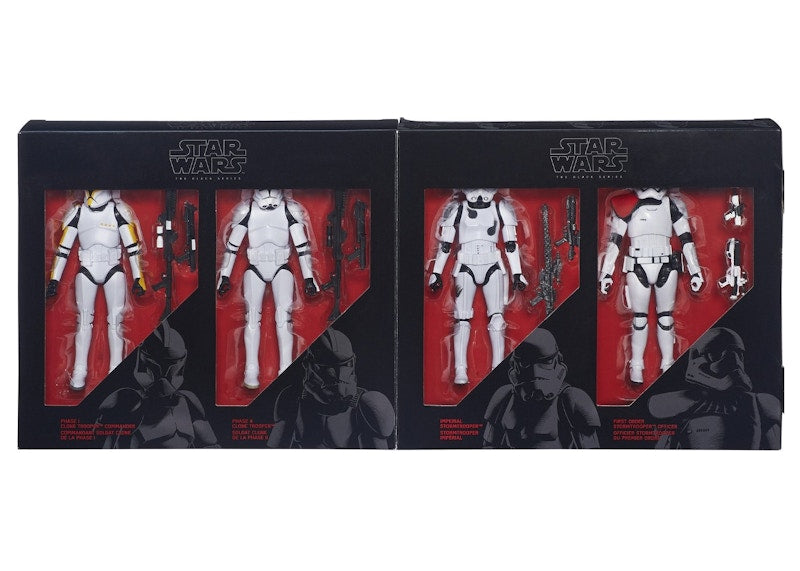 Hasbro Star Wars The Black Series Stormtrooper Amazon Exclusive 4-Pack Action Figure