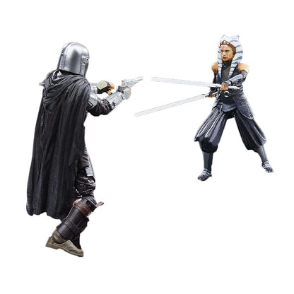 Hasbro Star Wars The Black Series The Mandalorian - The Mandalorian, Ahsoka Tano & Grogu Amazon Exclusive Action Figure Set