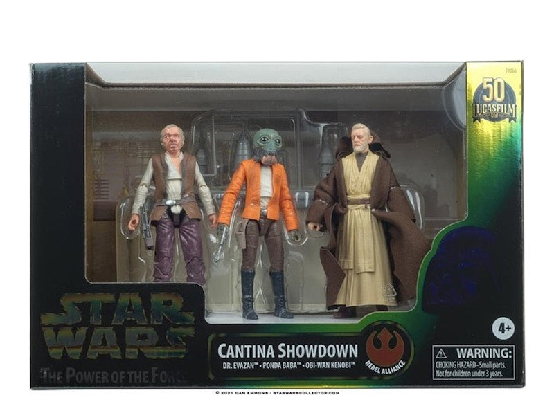 Hasbro Star Wars The Black Series The Power Of The Force Cantina Showdown 6 Inch Pulsecon Exclusive Action Figure Set