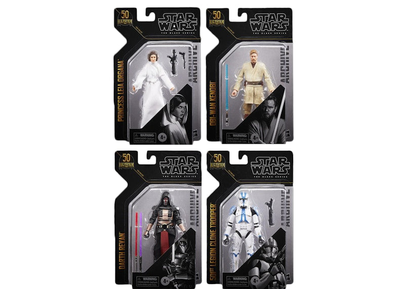 Hasbro Star Wars The Black Series Wave 5 Set of 4 Action Figure