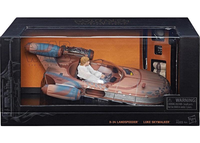 Hasbro Star Wars The Black Series X-34 Landspeeder & Luke Skywalker SDCC Exclusive Action Figure