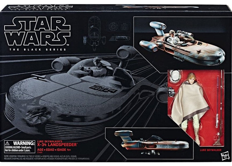 Hasbro Star Wars The Black Series X-34 Landspeeder and Luke Skywalker Action Figure