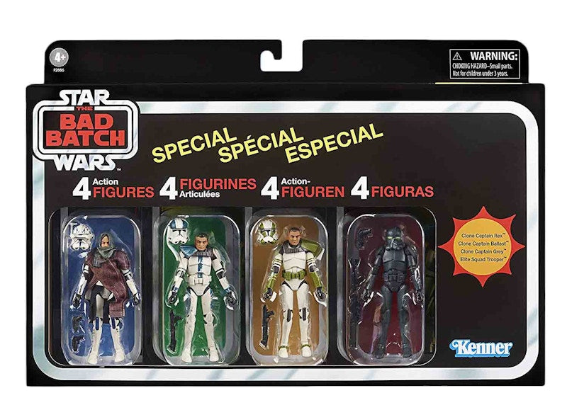 Hasbro Star Wars The Vintage Collection The Bad Batch Amazon Exclusive Action Figure 4-Pack