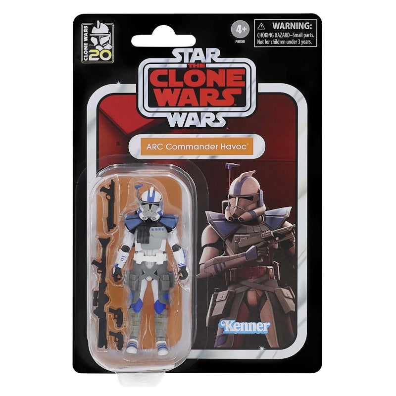 Hasbro Star Wars The Vintage Collection The Clone Wars ARC Commander Havoc Walmart Exclusive Action Figure