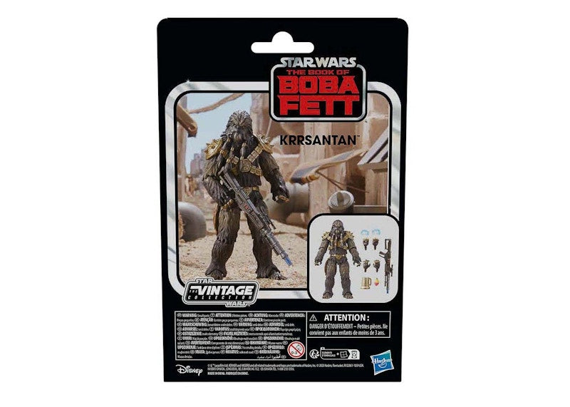 Hasbro Star Wars The Vitnage Collection The Book of Boba Fett Krrsantan Action Figure