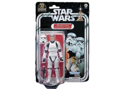 Hasbro Star WarsThe Black Series 50th George Lucas (In Stormtrooper Disguise) Action Figure White