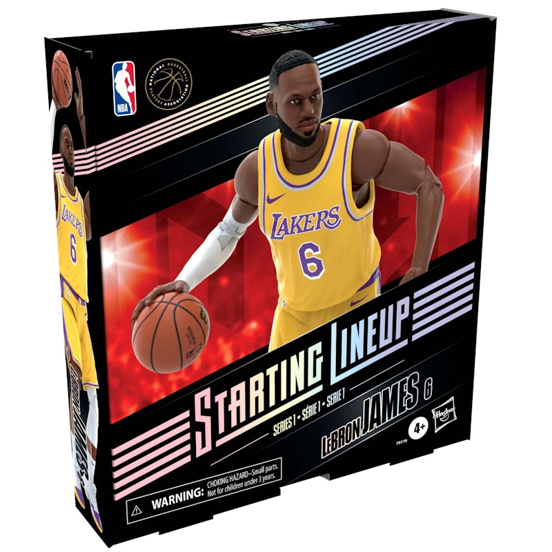 Hasbro Starting Lineup NBA Season 1 Los Angeles Lakers Lebron James Action Figure