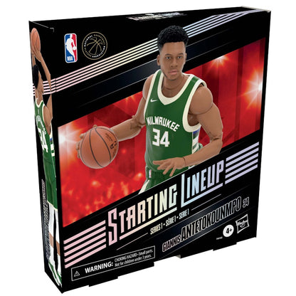 Hasbro Starting Lineup NBA Season 1 Milwaukee Bucks Giannis Antetokounmpo Action Figure