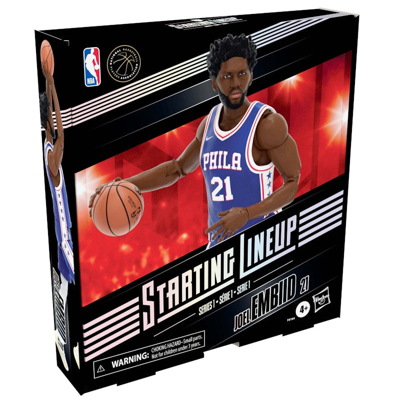 Hasbro Starting Lineup NBA Season 1 Philadelphia 76ers Joel Embiid Action Figure