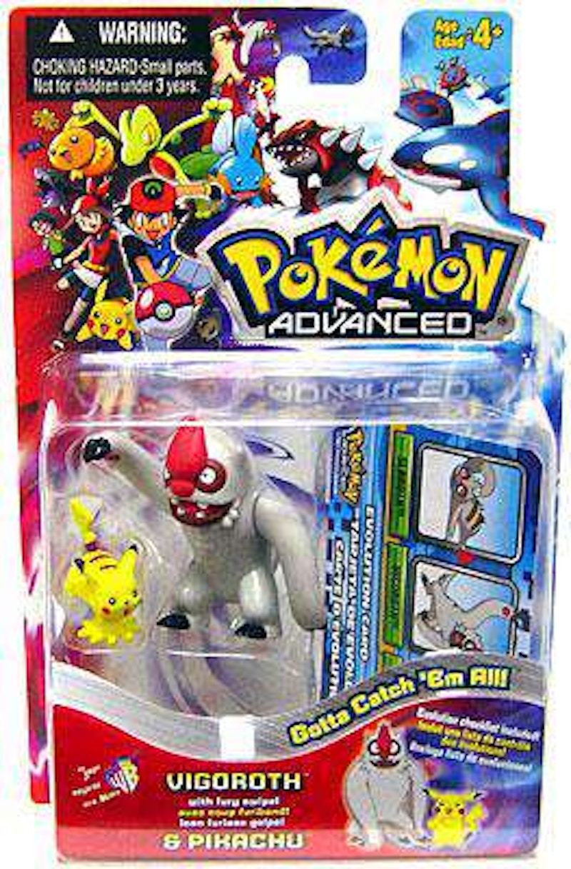 Hasbro Pokemon Advanced Vigorith & Pikachu Mini Figure (Set of 2)