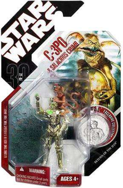 Hasbro Star Wars 30th Anniversary C-3PO & Salacious B. Crumb Action Figure (2-Pack)