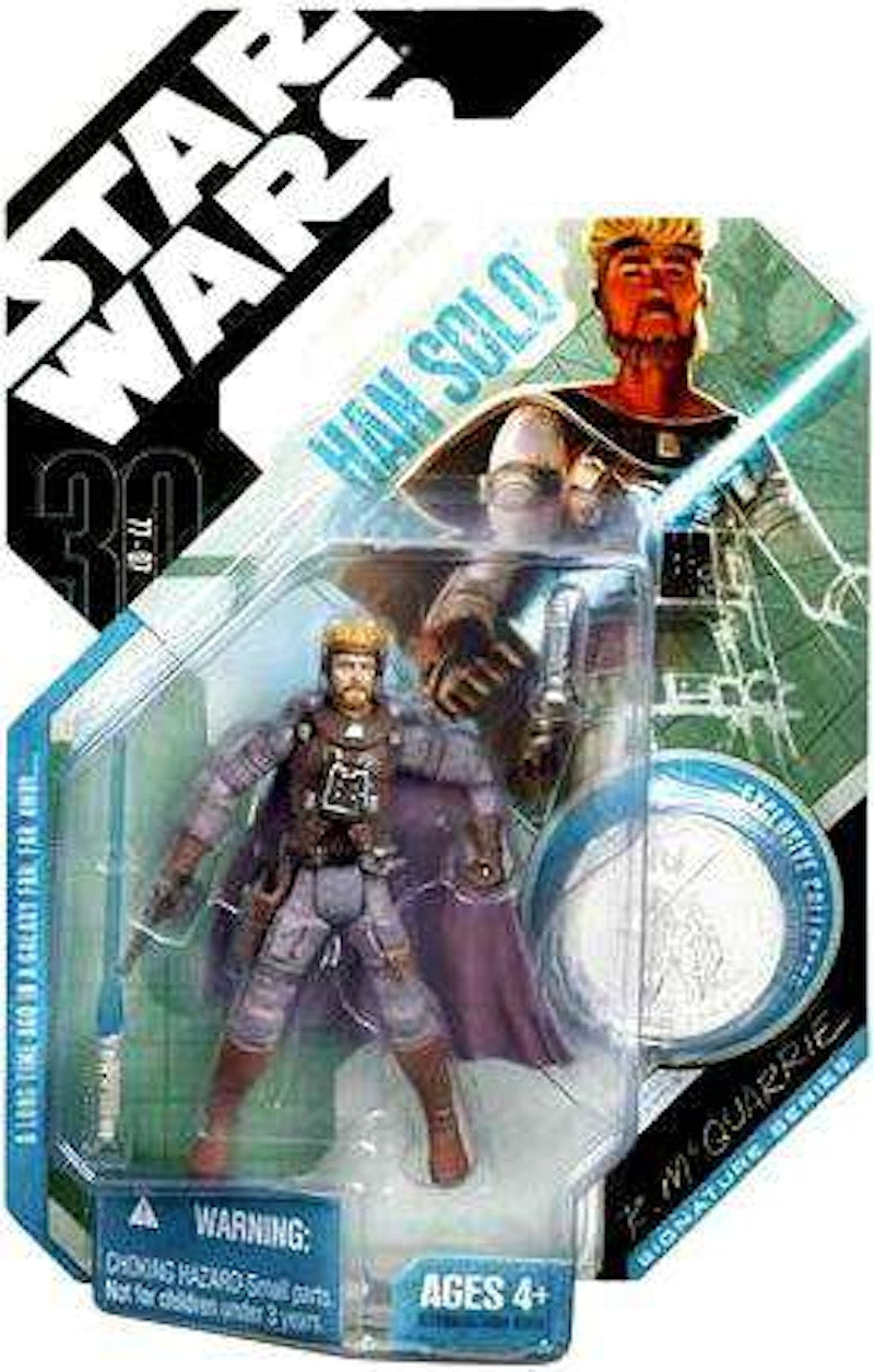 Hasbro Star Wars 30th Anniversary Han Solo McQuarrie Concept Action Figure