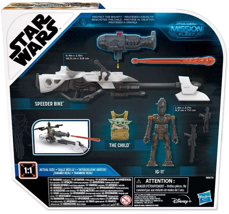 Hasbro Star Wars Mission Fleet IG-11 & The Child with Speeder Bike Vehicle & Figure