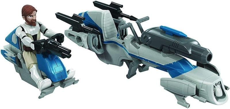 Hasbro Star Wars Mission Fleet Obi Wan Kenobi & BARC Speeder Vehicle & Figure