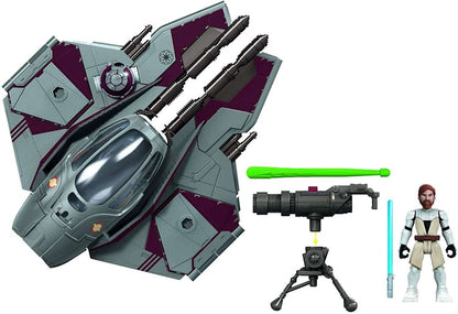 Hasbro Star Wars Mission Fleet Obi-Wan Kenobi & Jedi Starfighter Vehicle & Figure