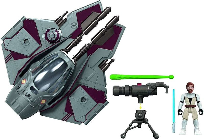 Hasbro Star Wars Mission Fleet Obi-Wan Kenobi & Jedi Starfighter Vehicle & Figure
