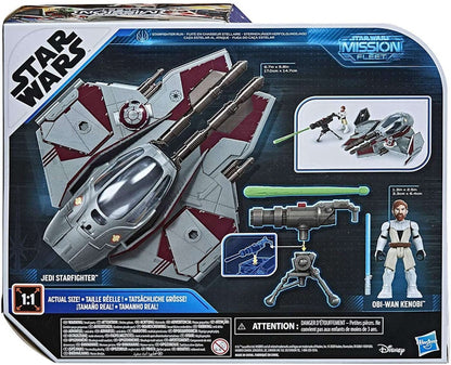Hasbro Star Wars Mission Fleet Obi-Wan Kenobi & Jedi Starfighter Vehicle & Figure