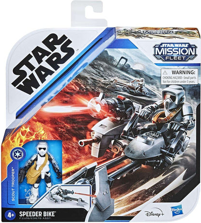 Hasbro Star Wars Mission Fleet Scout Troooper with Speeder Bike Vehicle & Figure