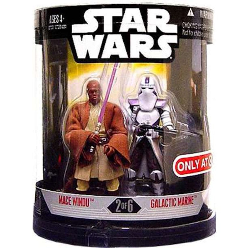 Hasbro Star Wars Order 66 Mace Windu & Galactic Marine Target Exclusive Action Figure (2-Pack)