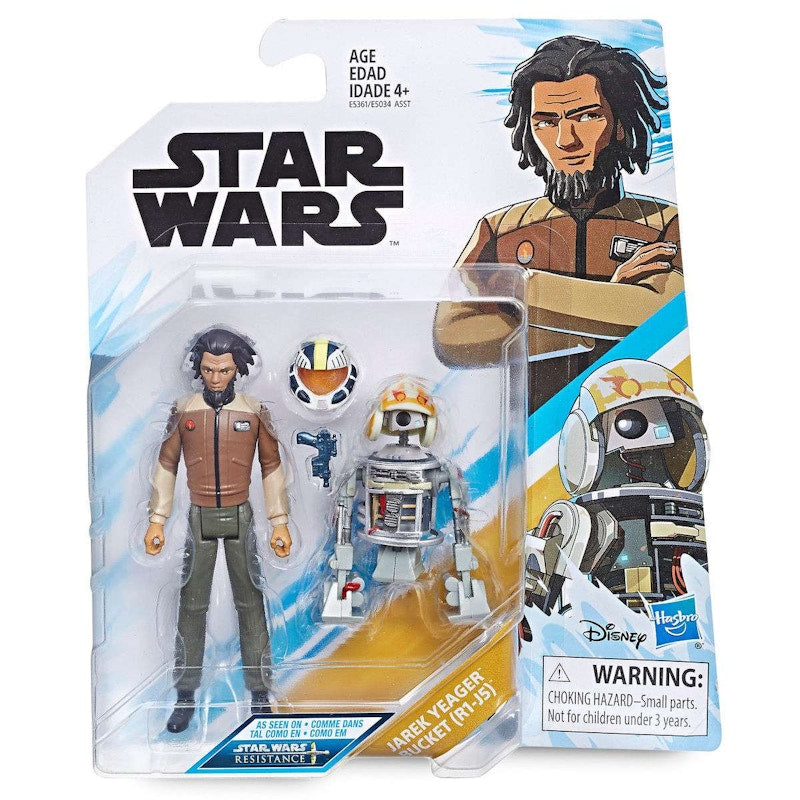 Hasbro Star Wars Resistance Jarek Yeager & Bucket (R3-B7) Action Figure (2-Pack)