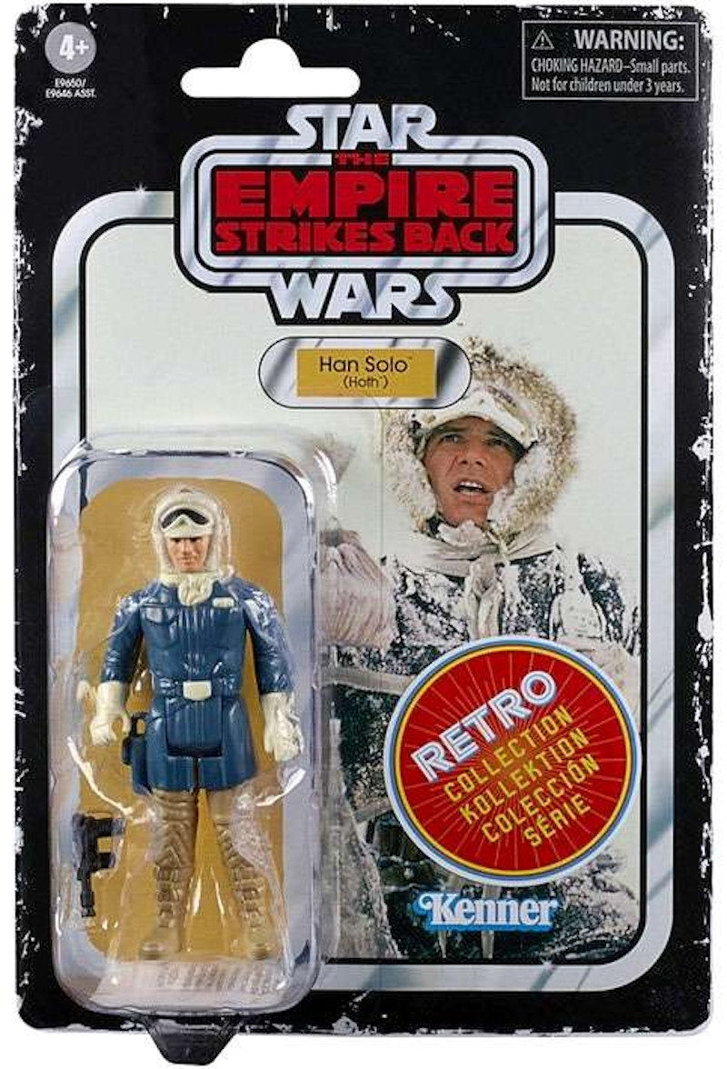 Hasbro Star Wars Retro Collection Han Solo Hoth Walmart Exclusive Action Figure