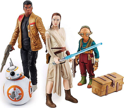 Hasbro Star Wars The Force Awakens Takodana Encounter Maz Kanata, Rey, BB-8 & Finn Action Figure (4-Pack)