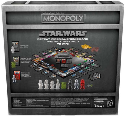 Hasbro Star Wars The Mandalorian Monopoly Limited Edition with Retro Remnant Stormtrooper Board Game Action Figure
