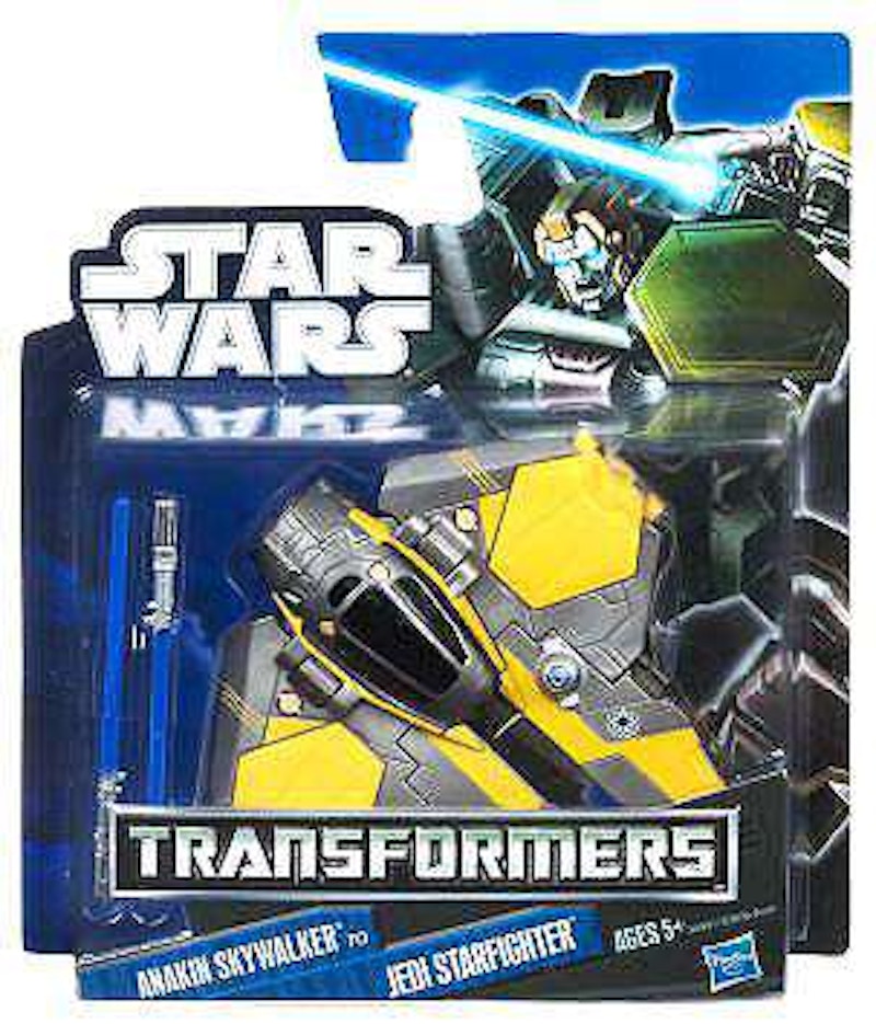 Hasbro Star Wars Transformers 2012 Class I Anakin Skywalker to Jedi Starfighter Action Figure