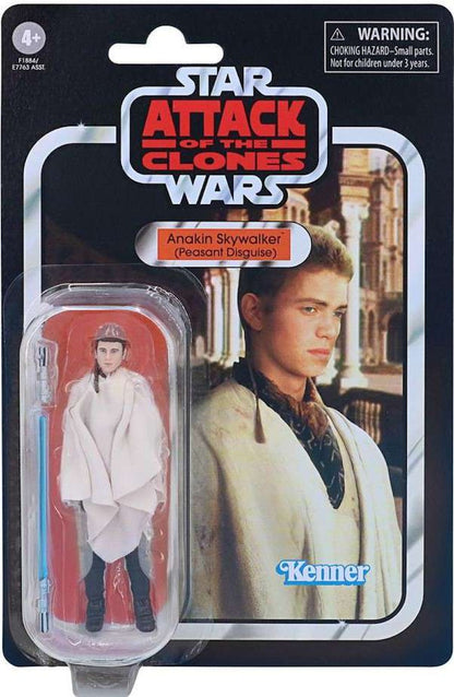 Hasbro Star Wars Vintage Collection Attack of the Clones Anakin Skywalker (Peasant Disguise) Action Figure