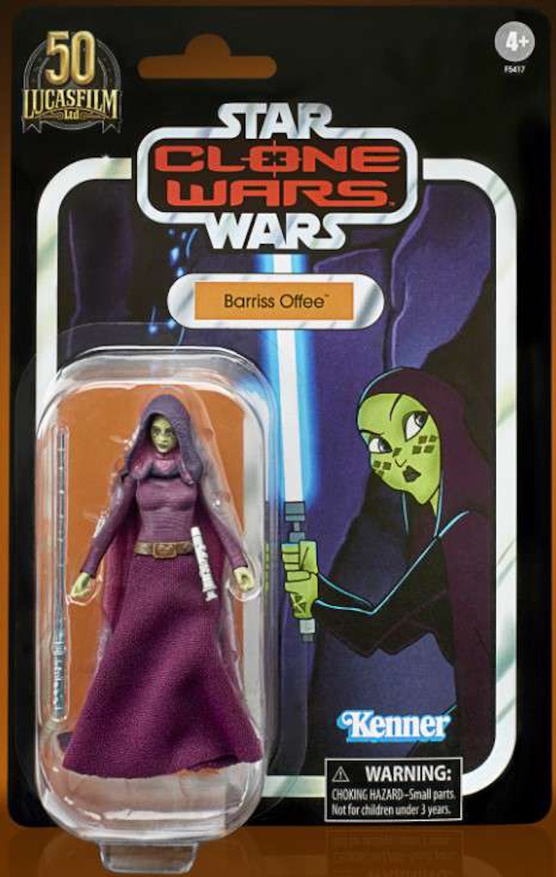 Hasbro Star Wars Vintage Collection Barriss Offee Lucasfilm 50th Anniversary Action Figure
