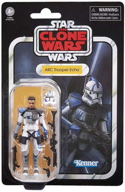 Hasbro Star Wars Vintage Collection Clone Wars ARC Trooper Echo Action Figure