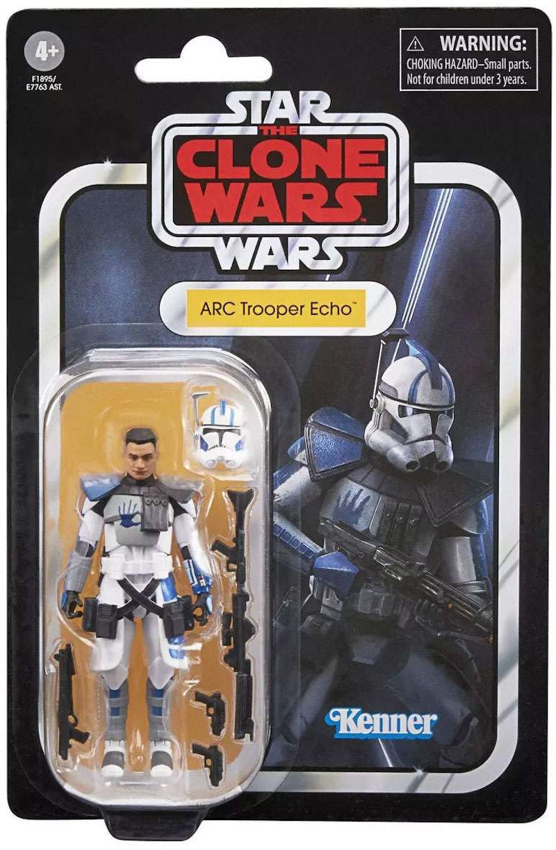 Hasbro Star Wars Vintage Collection Clone Wars ARC Trooper Echo Action Figure
