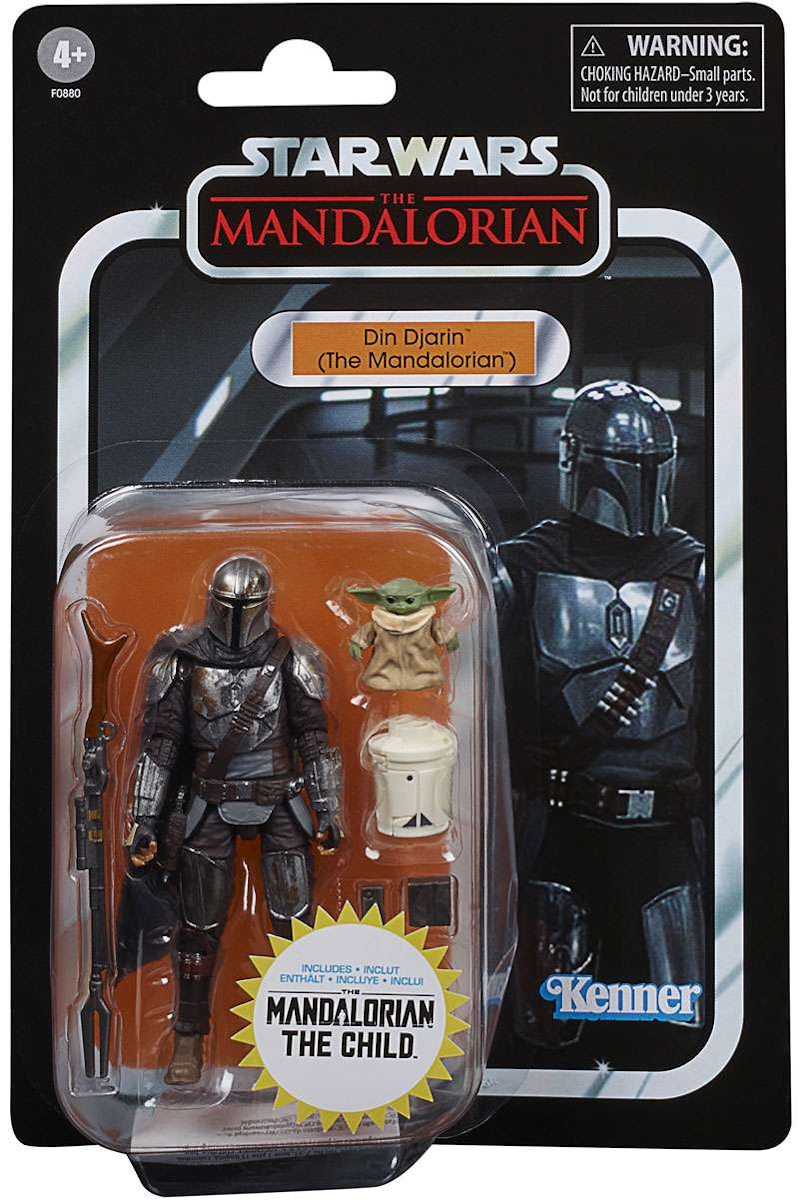 Hasbro Star Wars Vintage Collection Din Djarin (The Mandalorian) with The Child! Exclusive Exclusive Action Figure