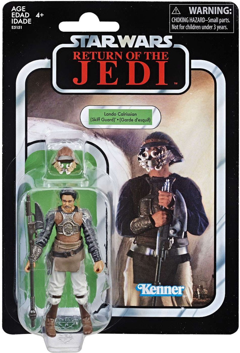 Hasbro Star Wars Vintage Collection Lando Calrissian Skiff Guard Walmart Exclusive Action Figure