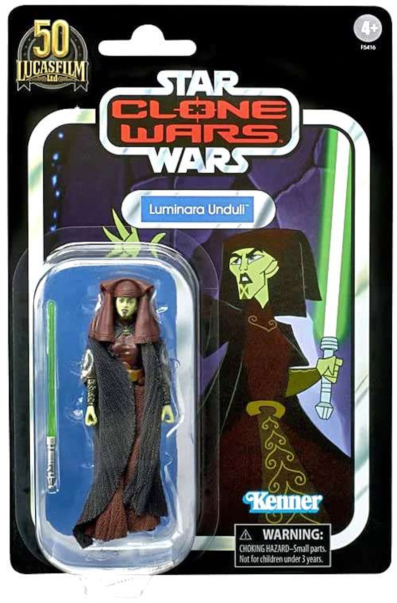 Hasbro Star Wars Vintage Collection Luminara Unduli Lucasfilm 50th Anniversary Walmart Exclusive Action Figure