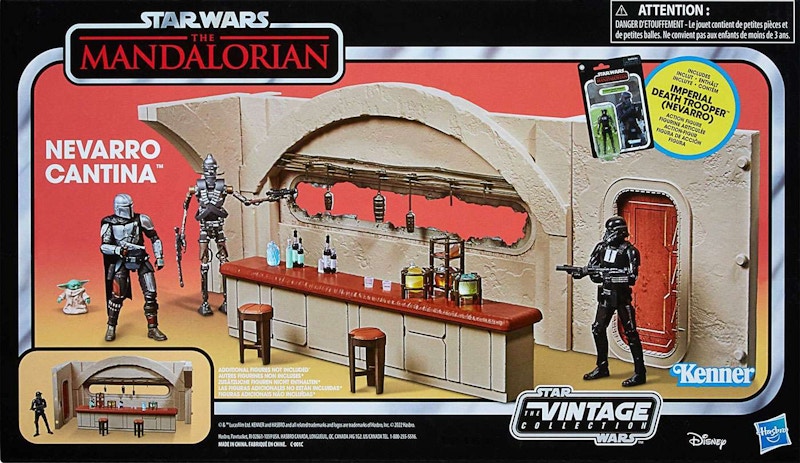 Hasbro Star Wars Vintage Collection Nevarro Cantina with Imperial Death Trooper Playset Action Figure