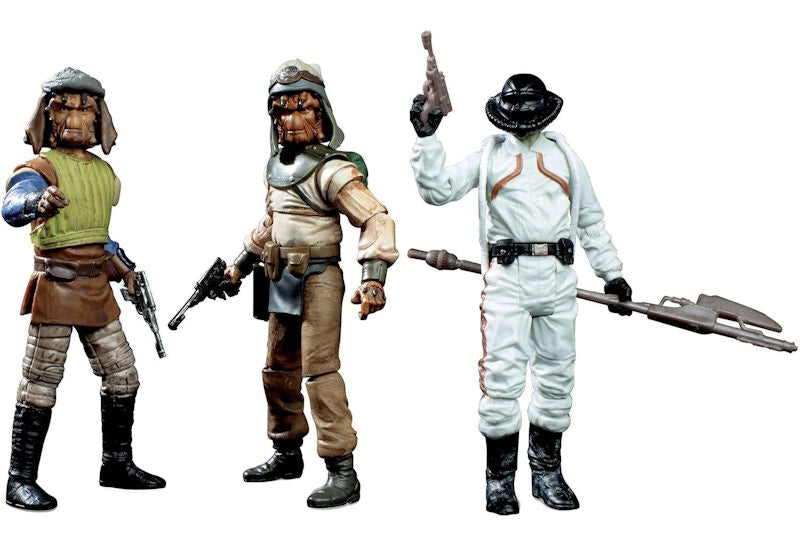 Hasbro Star Wars Vintage Collection Vizam, Vedain & Brock Starsher Tatooine Skiff Guards Action Figure (3-Pack)