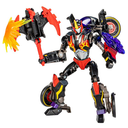 Hasbro Transformers Generations Shattered Glass Collection Decepticon Flamewar with Fireglide Hasbro Pulse Exclusive Action Figure