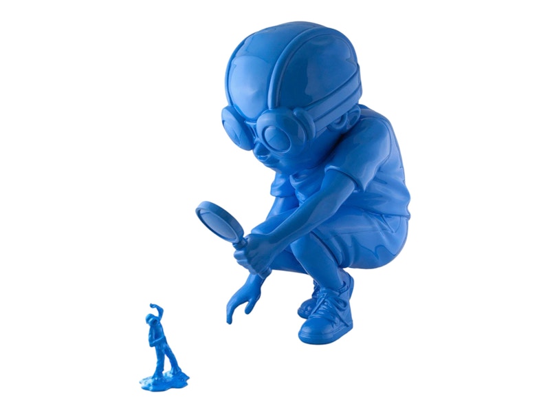 Hebru Brantley Flyboy "Fry" Figure (Edition of 25) Gloss Blue