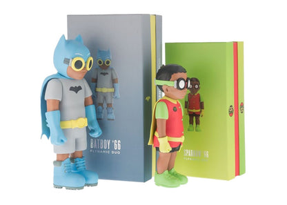 Hebru Brantley Flynamic Duo 66' - Batboy & Sparrow Set of 2 Sculptures