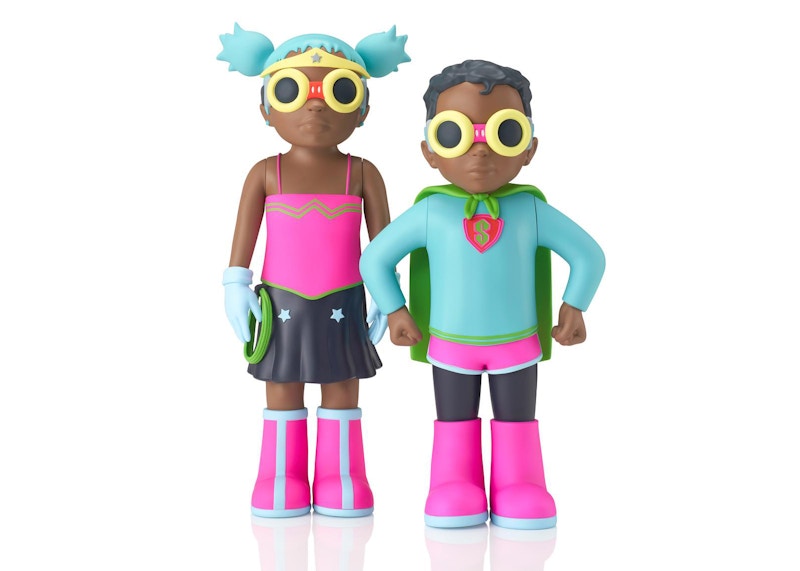 Hebru Brantley Lil Wonda & Supa Figure Set