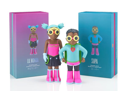 Hebru Brantley Lil Wonda & Supa Figure Set