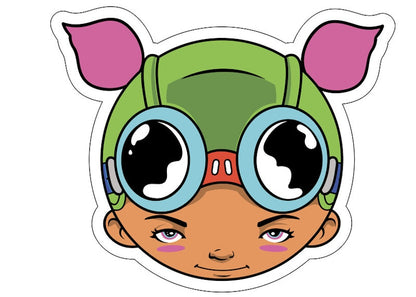 Hebru Brantley Nevermore Park - Lil Mama Pillow