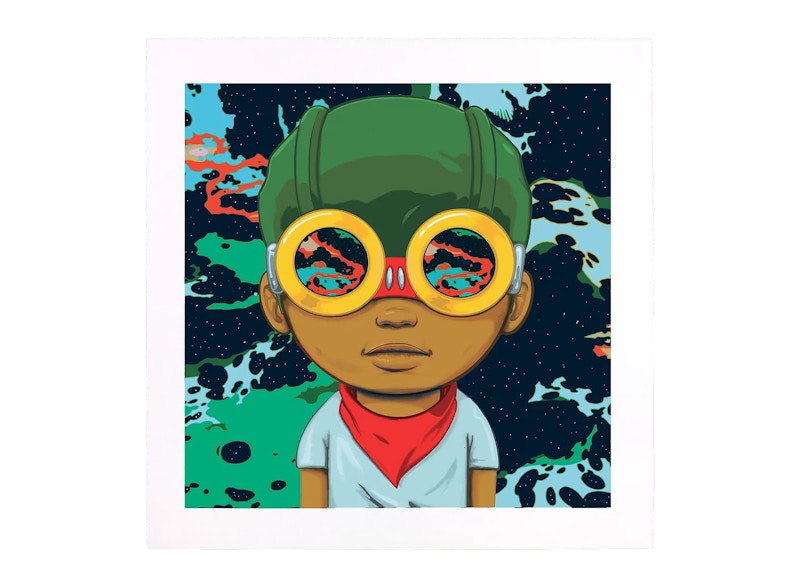 Hebru Brantley Space Is The Place Print (Signed, Edition of 100)