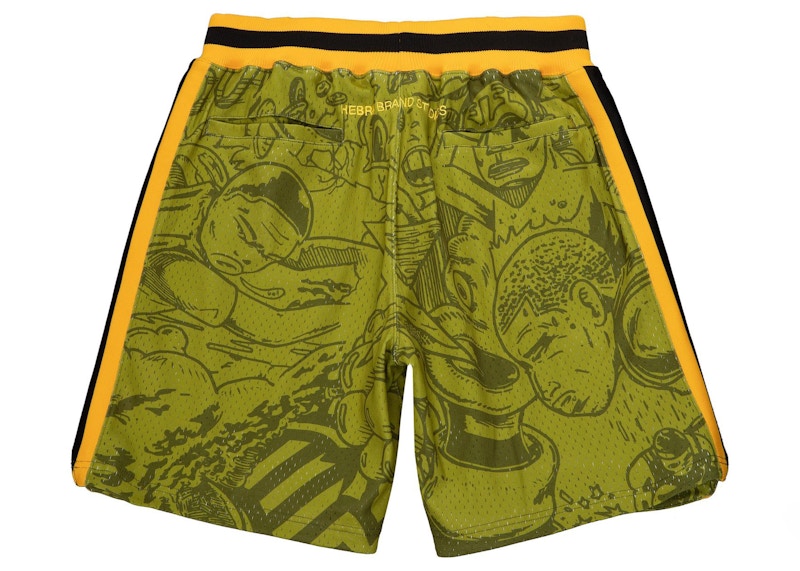 Hebru Brantley x Mitchell & Ness Seattle Sonics Shorts Green