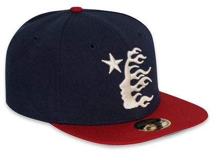 Hellstar Baseball Fitted Hat Navy