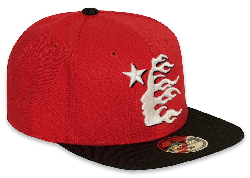 Hellstar Baseball Fitted Hat Red
