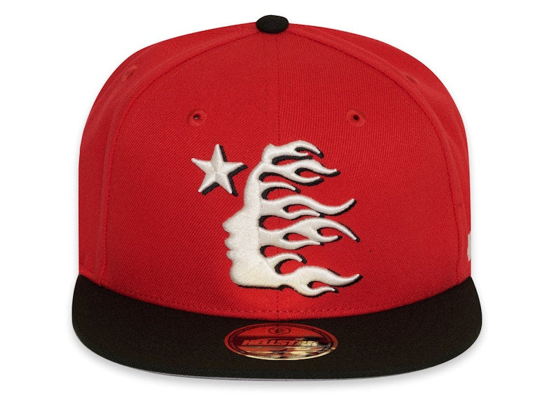 Hellstar Baseball Fitted Hat Red